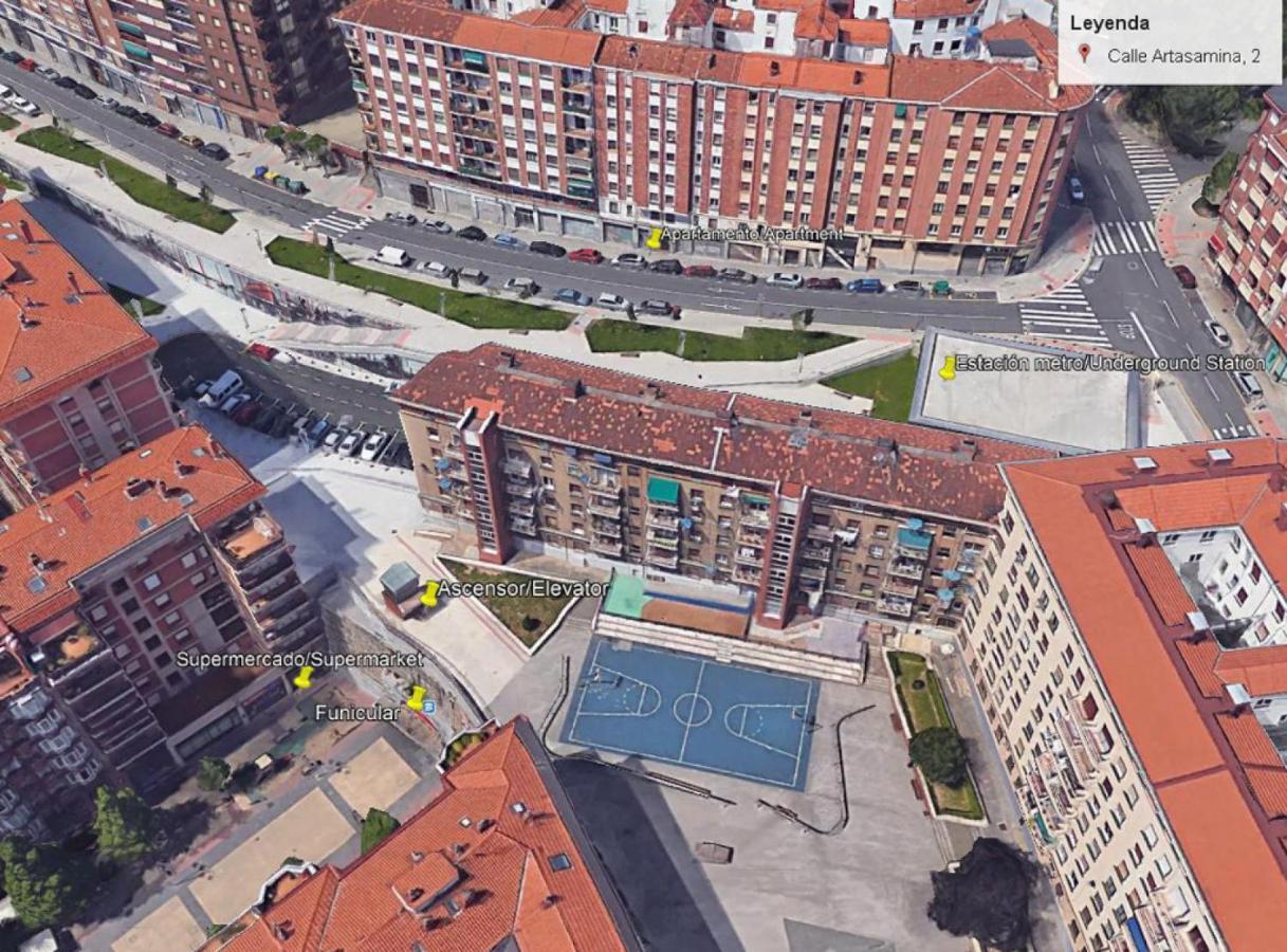 Calida Vivienda Turistica Centrica Junto Al Funicular Y Metro Apartment Bilbao Exterior photo